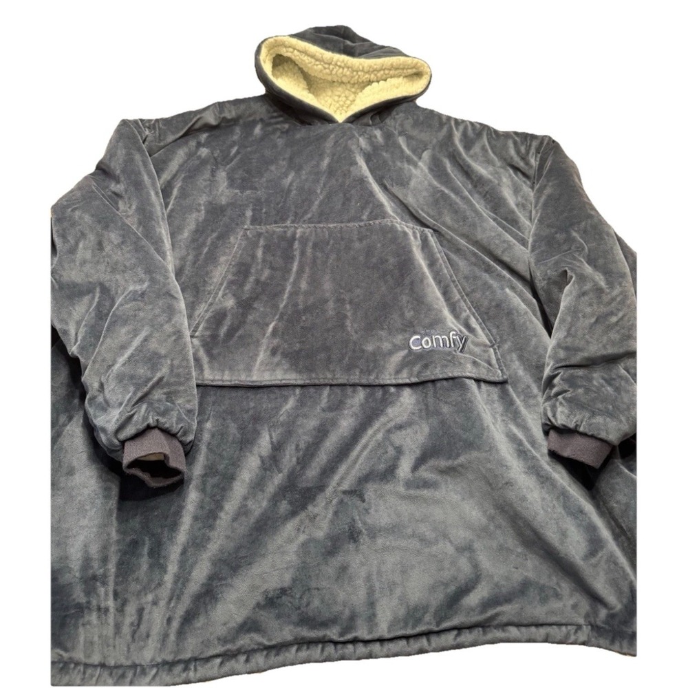 The Comfy Gray Wearable Blanket One Size Cozy Warm